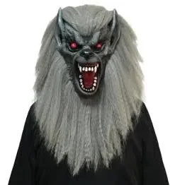 Masque Complet De Loup Garou