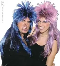 Perruque Hard Rock Adulte