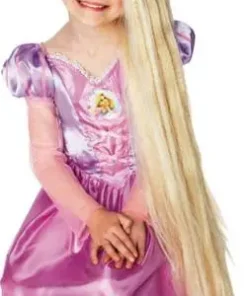 Perruque Raiponce Avec Mèches Phosphorescentes