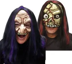 Demi Masque Souple Adulte Avec Cheveux 1 Demi Masque Souple Adulte Avec Cheveux