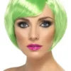 Perruque Courte Verte Pour Femme