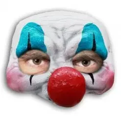 Demi Masque Clown Joyeux Gros Nez