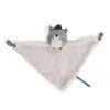 Doudou Chat Gris Clair Fernand Les Moustaches - MOULIN ROTY - Happy Fiesta Lyon