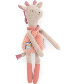 Doudou-hochet Girafe Sous Mon Baobab - MOULIN ROTY - Happy Fiesta Lyon