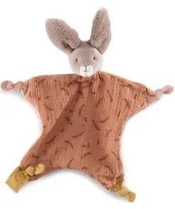 Doudou Lapin Argile Trois Petits Lapins - MOULIN ROTY - Happy Fiesta Lyon