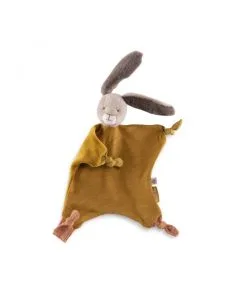 Doudou Lapin Ocre Trois Petits Lapins - MOULIN ROTY - Happy Fiesta Lyon