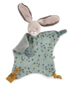 Doudou Lapin Sauge Trois Petits Lapins - MOULIN ROTY - Happy Fiesta Lyon