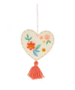 Kit De Broderie Coeur - MERI MERI - Happy Fiesta Lyon