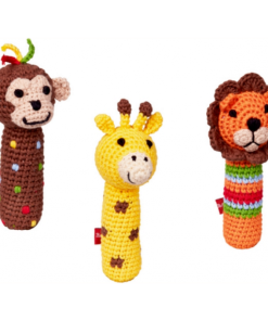 Hochet Animaux Savane - Happy Fiesta Lyon