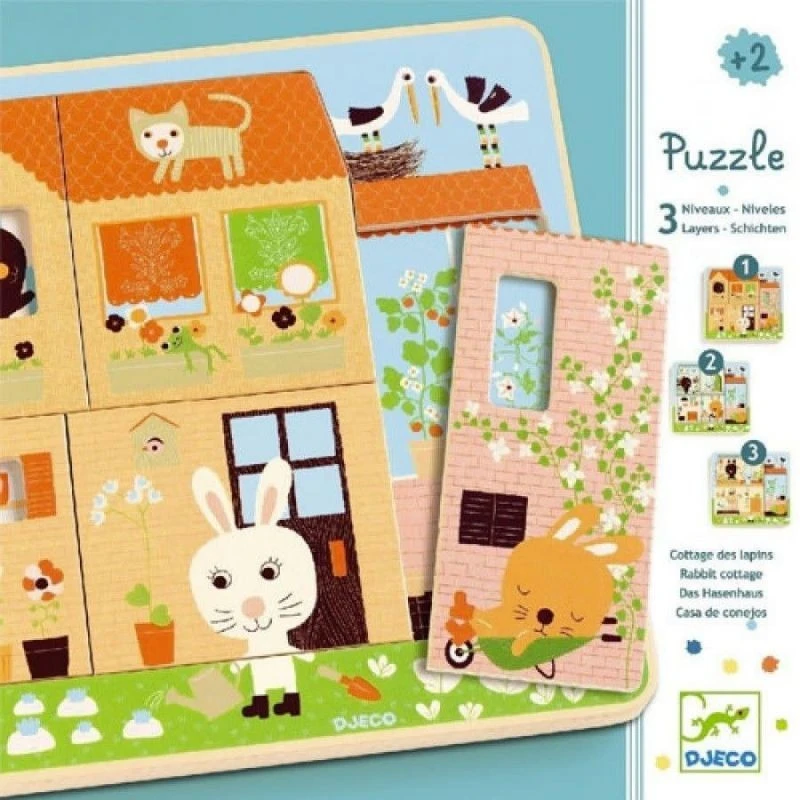 Puzzle 3 Niveaux - Chez Carot DJECO - Happy Fiesta Lyon 1 Puzzle 3 Niveaux - Chez Carot DJECO - Happy Fiesta Lyon
