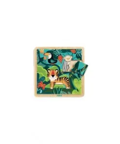 PUZZLES BOIS - Puzzlo Jungle DJECO - Happy Fiesta Lyon