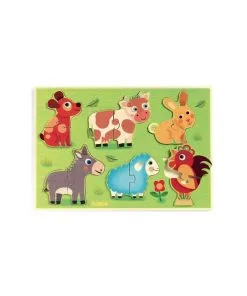 PUZZLE En Bois Coucou Cow DJECO - Happy Fiesta Lyon