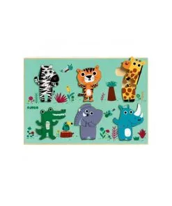 PUZZLE En Bois Coucou Croco DJECO - Happy Fiesta Lyon