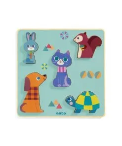 PUZZLE RELIEF Moustacha DJECO - Happy Fiesta Lyon