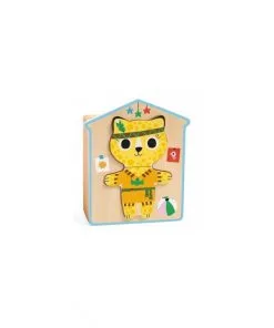 PUZZLES BOIS - Dressup-mix DJECO - Happy Fiesta Lyon