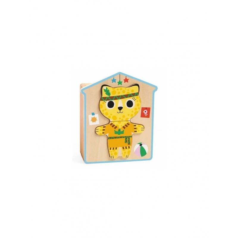 PUZZLES BOIS - Dressup-mix DJECO - Happy Fiesta Lyon 1 PUZZLES BOIS - Dressup-mix DJECO - Happy Fiesta Lyon