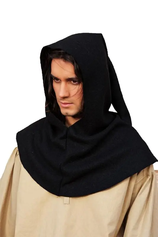 Capuche Noire Médiévale 1 Capuche Noire Médiévale