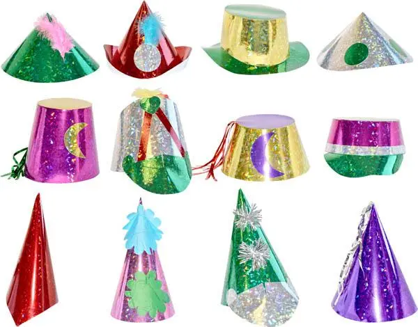 Chapeau Carton Métallisé 1 Chapeau Carton Métallisé