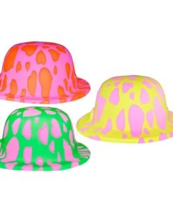 Chapeau Melon Fluo Clown