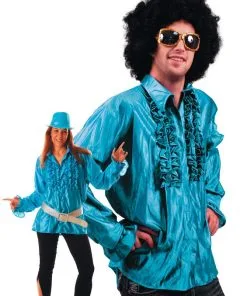 Chemise Disco Turquoise