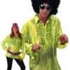 Chemise Disco Verte