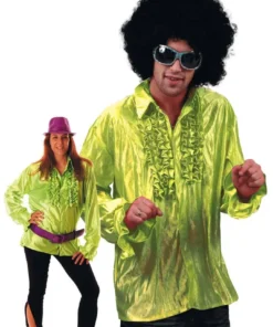 Chemise Disco Verte