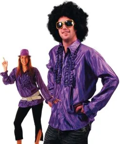 Chemise Disco Violette