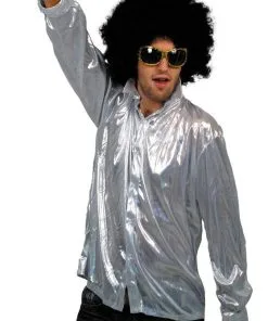 Chemise Night Fever Argent