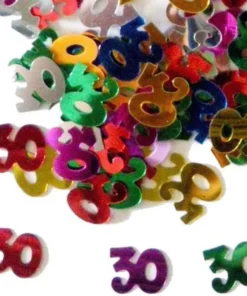 Confettis De Table Chiffre 30