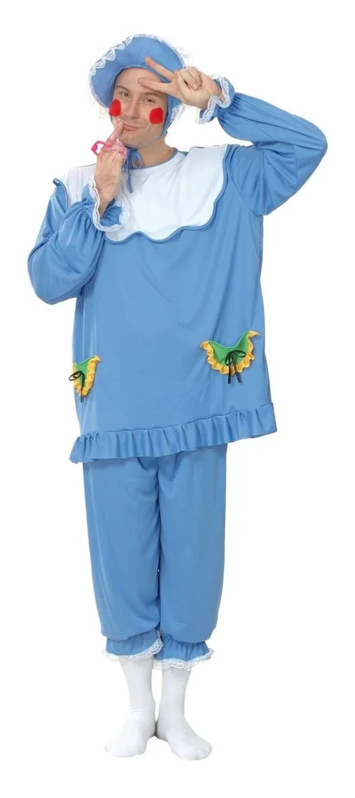 Costume Bebe Bleu Adulte -Promos Halloween Boutique showPrdtImg costume bebe bleu adulte 12476