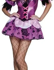 Déguisement Elfe Sexy Noir Et Rose