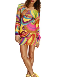 Costume Femme Année 60 Fleurs