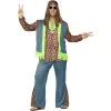 Costume Hippie Bleu Homme