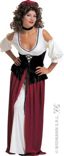 Déguisement Aubergiste Tenancière Femme