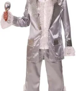 Déguisement Disco Argent Pour Homme