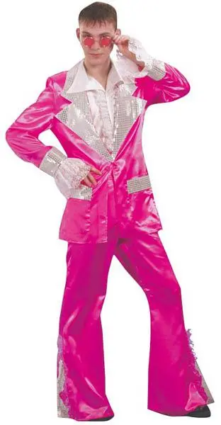 Déguisement Disco Fushia Pour Homme 1 Déguisement Disco Fushia Pour Homme