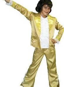 Déguisement Disco Or Garçon