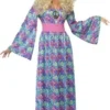 Déguisement Hippie Femme Robe Longue Flower