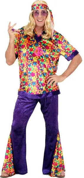 Déguisement Hippie Homme Velours 1 Déguisement Hippie Homme Velours