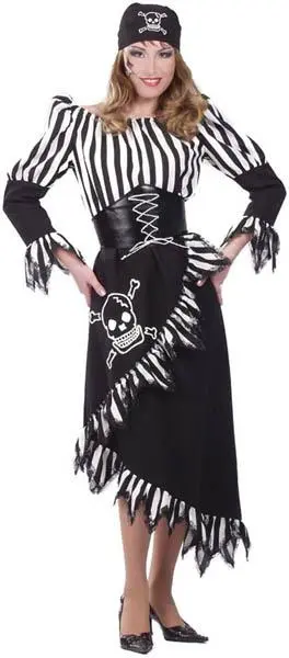 Déguisement Pirate Femme Noir 1 Déguisement Pirate Femme Noir