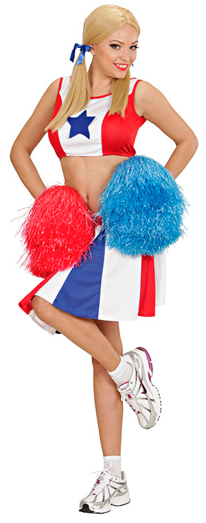 Déguisement Pom-pom Girl Femme 1 Déguisement Pom-pom Girl Femme
