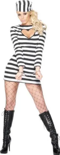 Déguisement Prisonnière Femme Sexy 1 Déguisement Prisonnière Femme Sexy