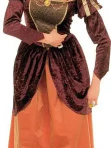 Déguisement Reine Médiévale En Velours