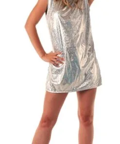 Déguisement Robe Disco Argent