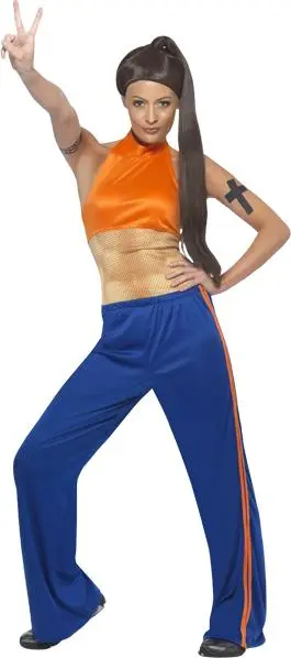 Déguisement Spice Femme Années 90 Sportive 1 Déguisement Spice Femme Années 90 Sportive