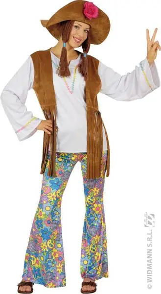 Déguisement Woodstock Femme 1 Déguisement Woodstock Femme