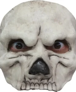 Demi Masque Latex Crane Blanc