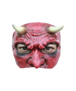 Demi Masque Diable En Latex
