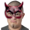 Demi Masque Diable Rouge