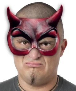 Demi Masque Diable Rouge
